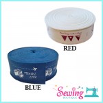 TAPE 4CM-RED & BLUE (PER YARD)